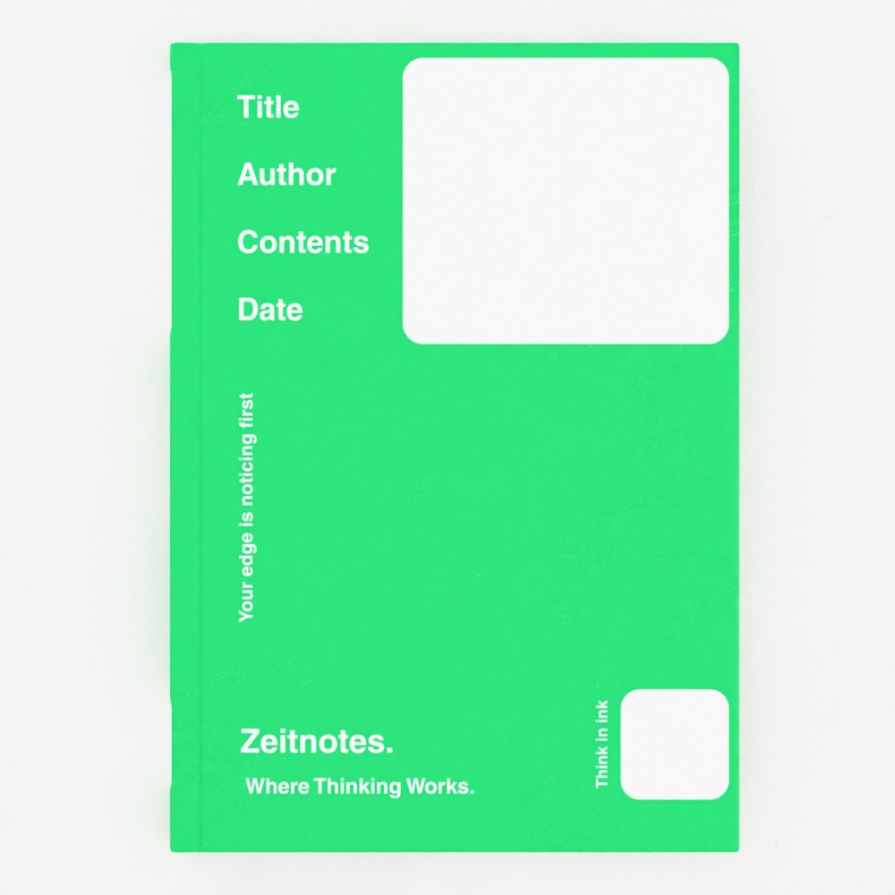 Arlo - Bright Green A5 Hardback Notebook