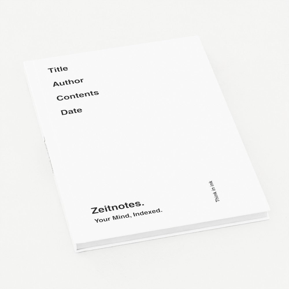 Blanche 1 - White A5 Hardback Notebook