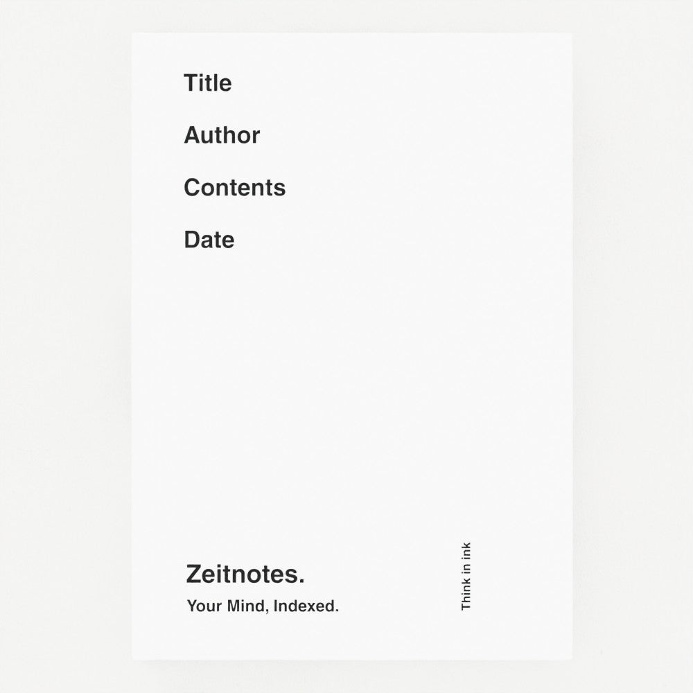 Blanche 1 - White A5 Hardback Notebook