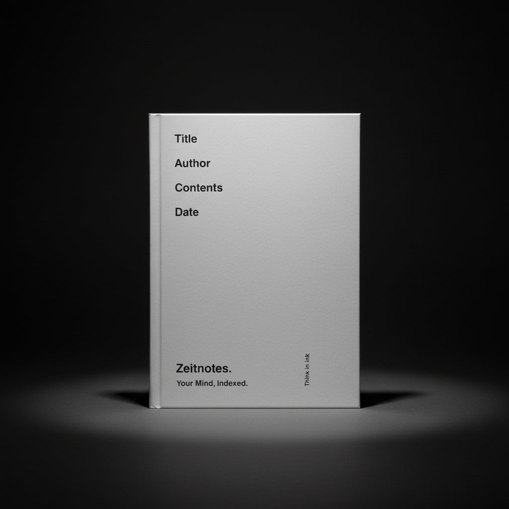 Blanche 1 - White A5 Hardback Notebook