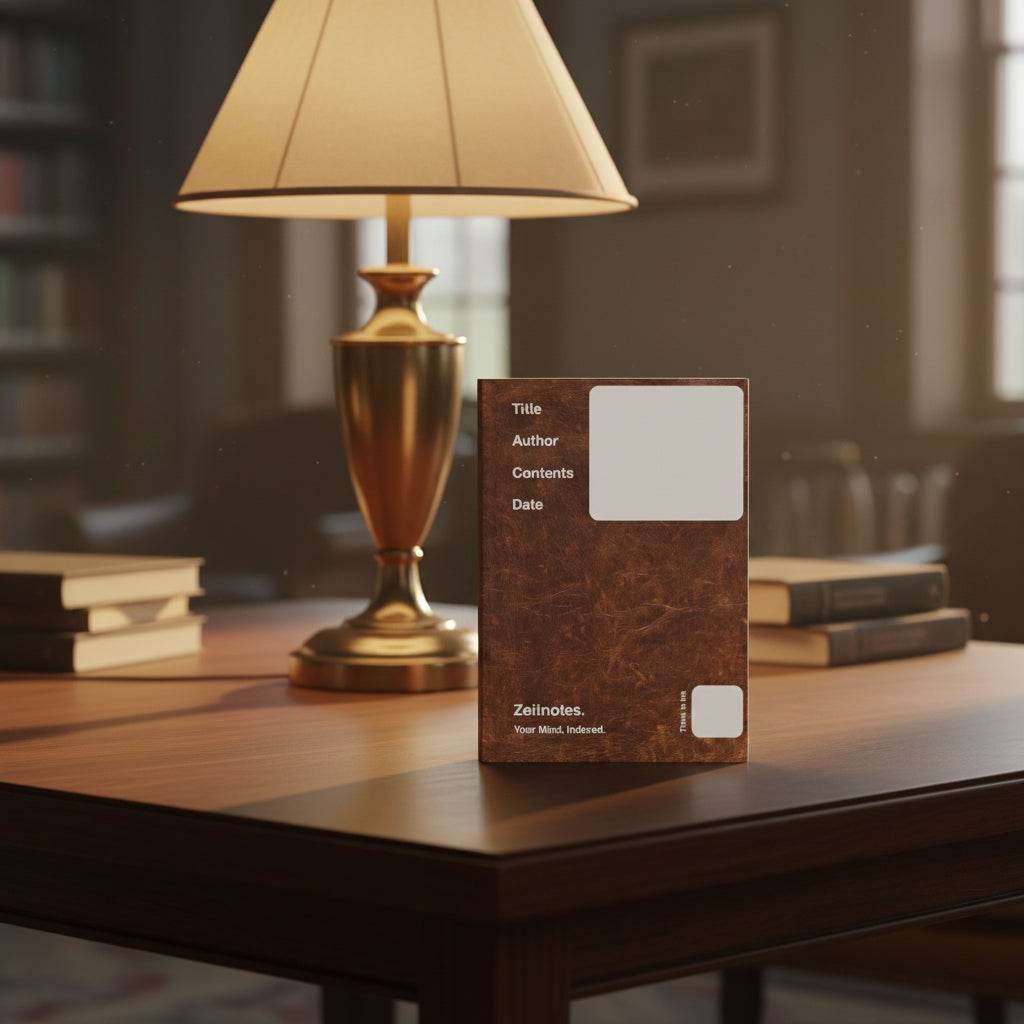 Barnabas - Brown Leather Effect A5 Hardback Notebook