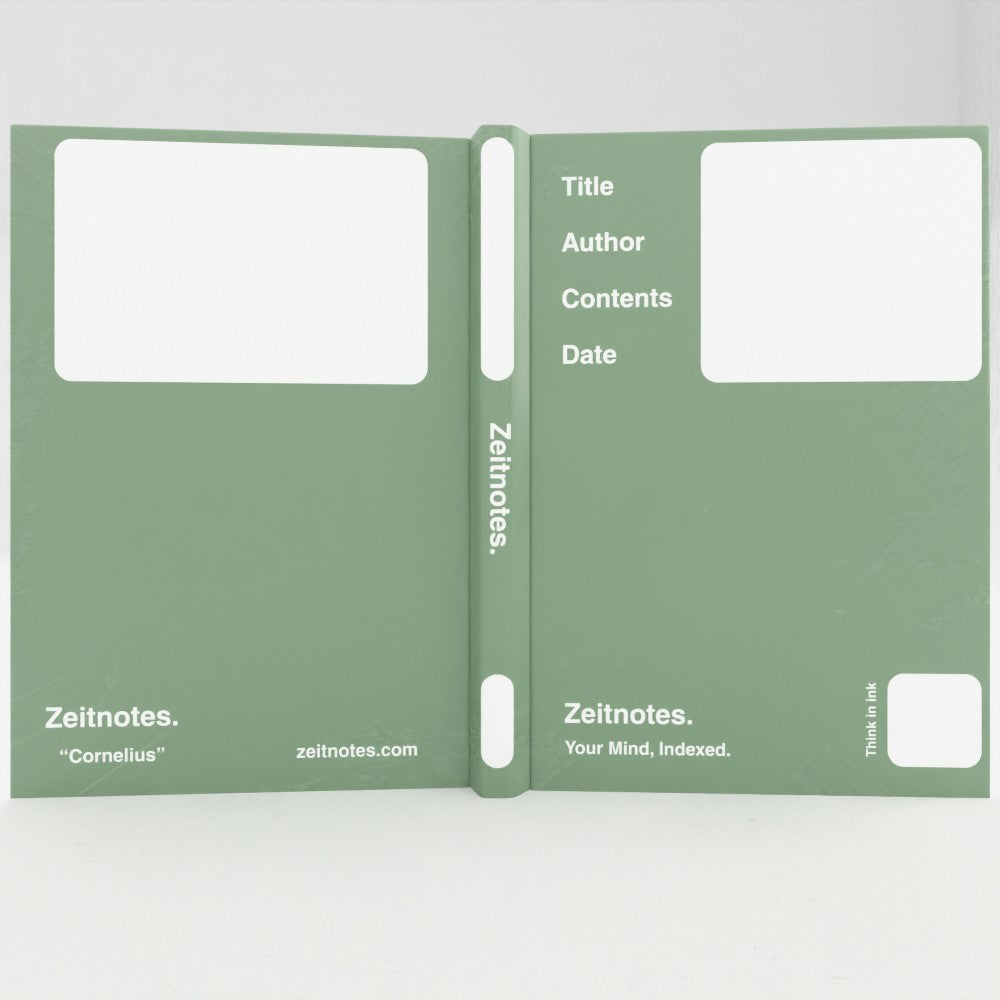 Cornelius - Light Green A5 Hardback Notebook