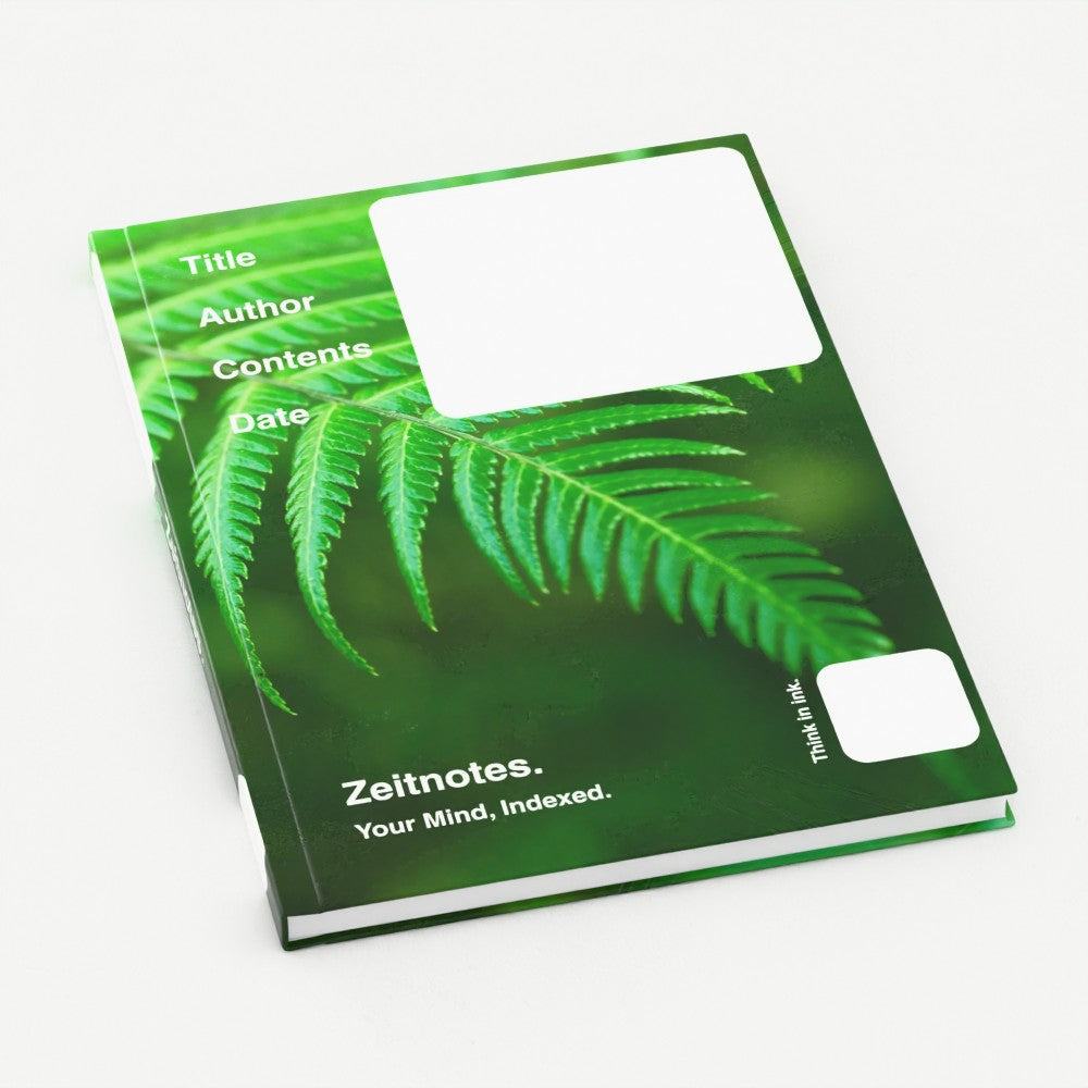 Danu - Green Fern A5 Hardback Notebook