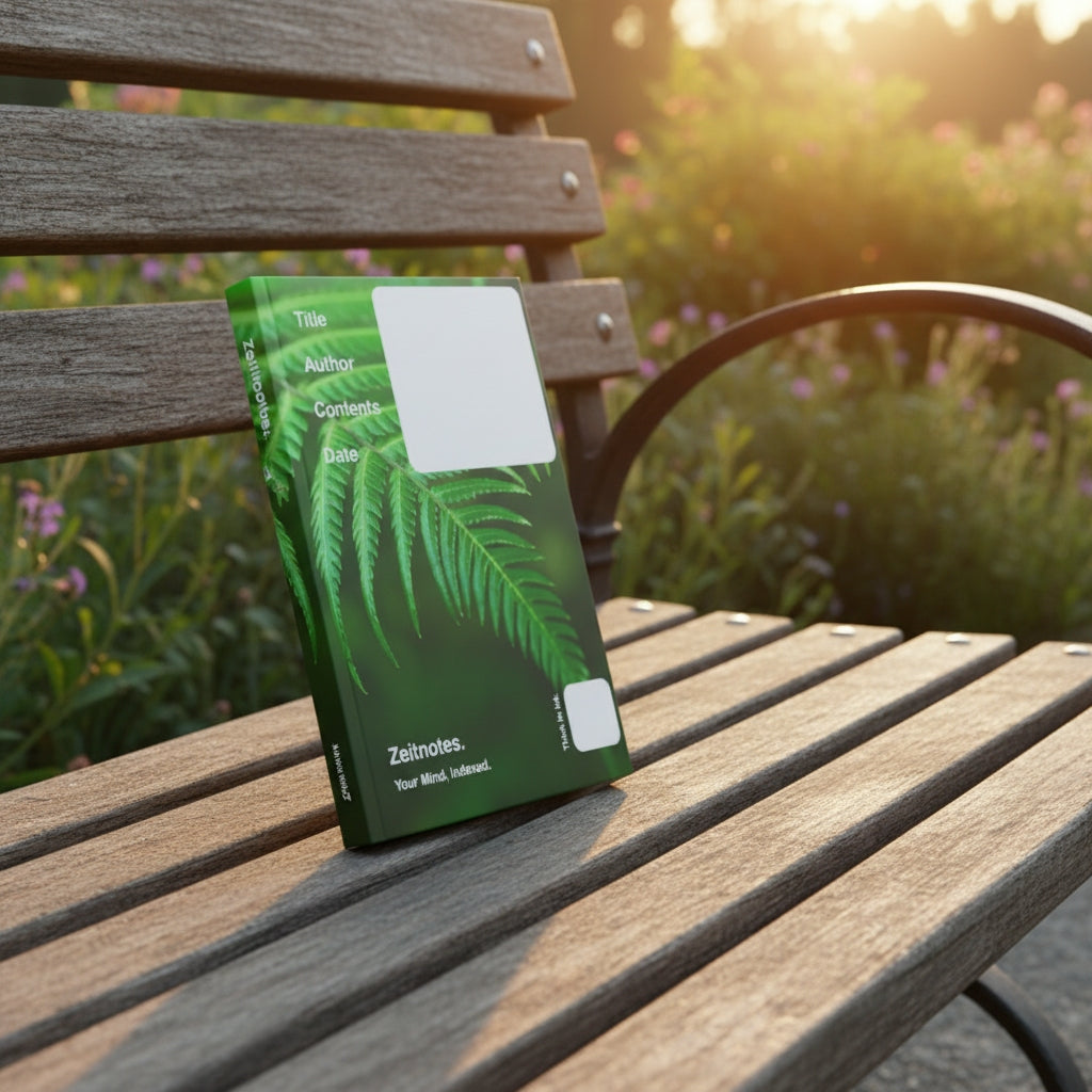 Danu - Green Fern A5 Hardback Notebook