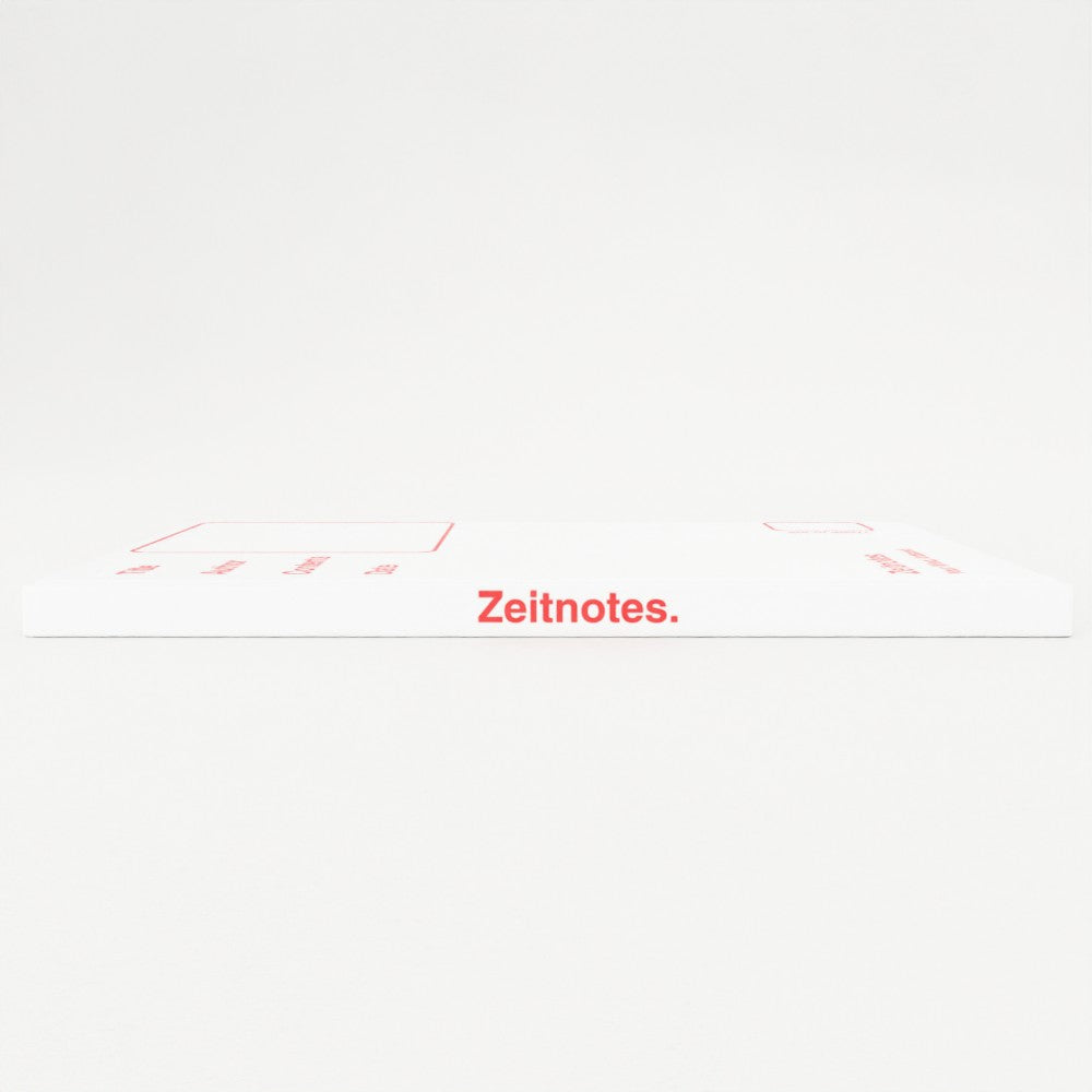 Elmira - White with Red A5 Hardback Notebook