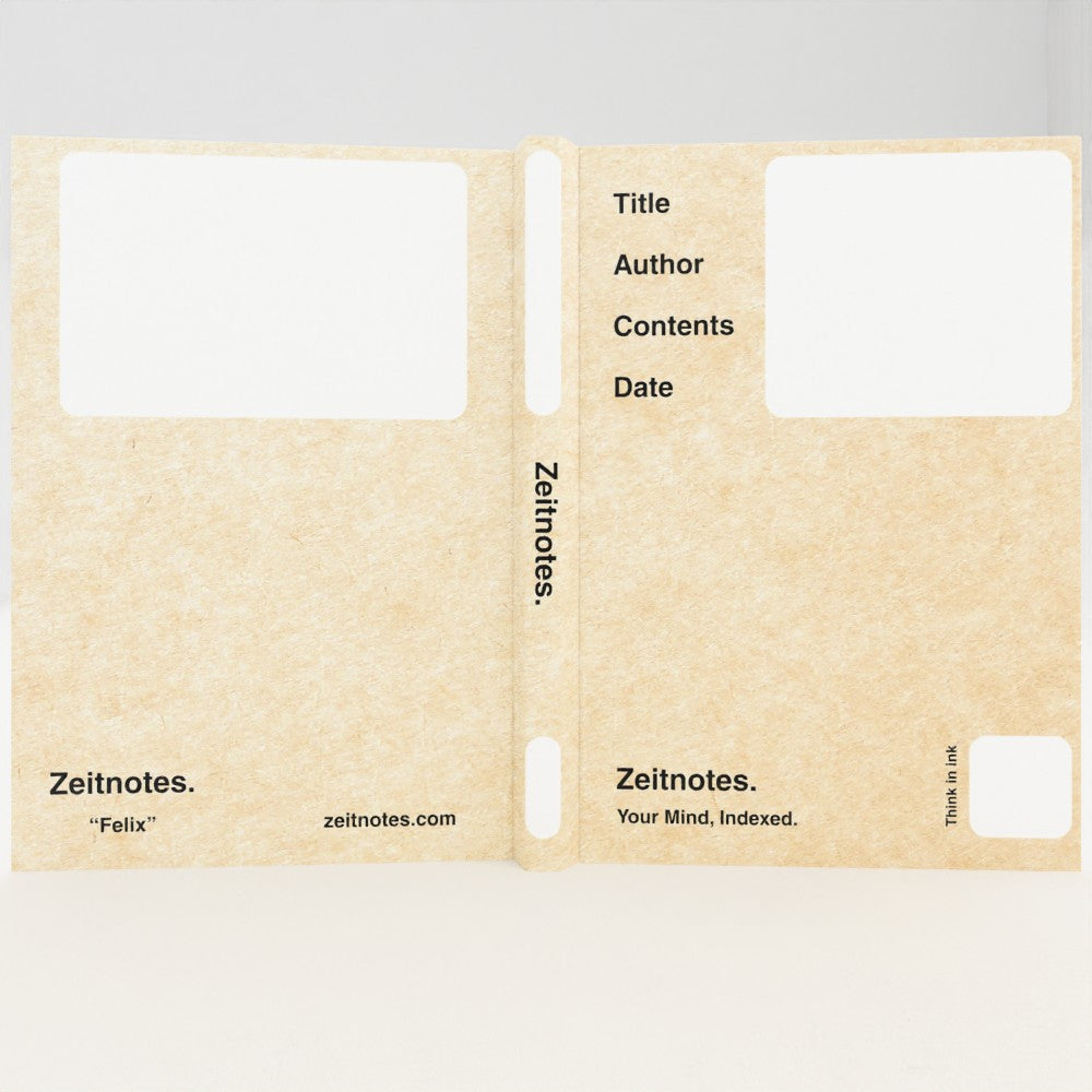 Felix - Rustic Paper Effect A5 Hardback Notebook