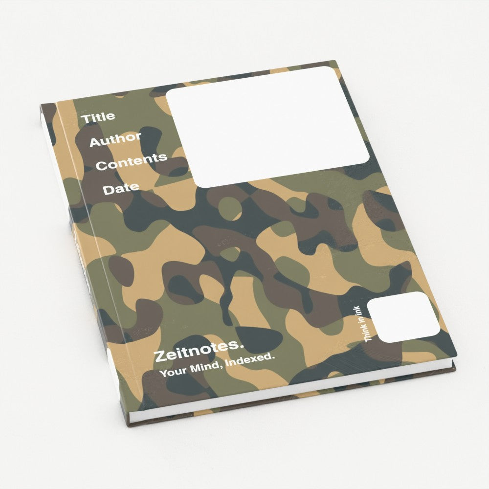 Garrison - Camouflage / Camo A5 Hardback Notebook