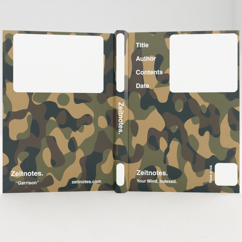 Garrison - Camouflage / Camo A5 Hardback Notebook