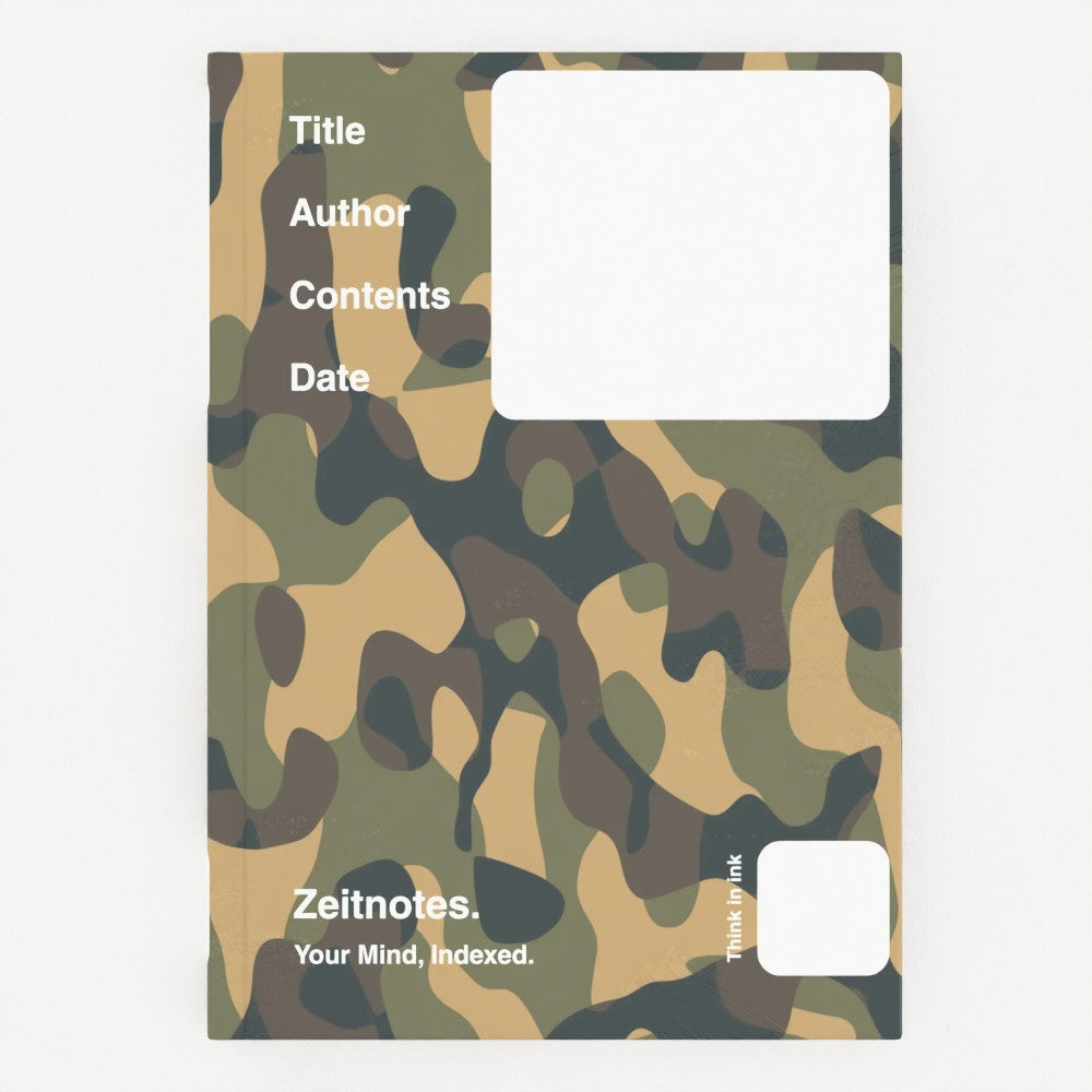 Garrison - Camouflage / Camo A5 Hardback Notebook