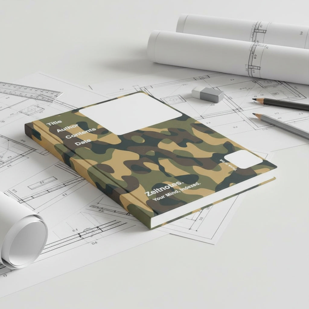 Garrison - Camouflage / Camo A5 Hardback Notebook