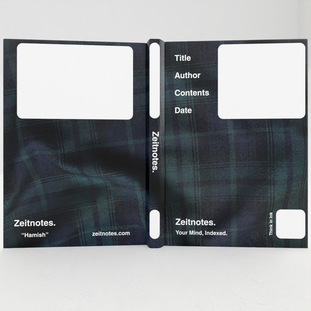 Hamish - Tartan Design A5 Hardback Notebook