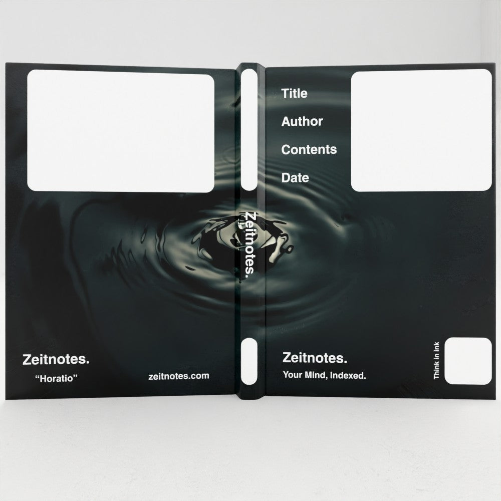 Horatio - Water Ripples Design A5 Hardback Notebook