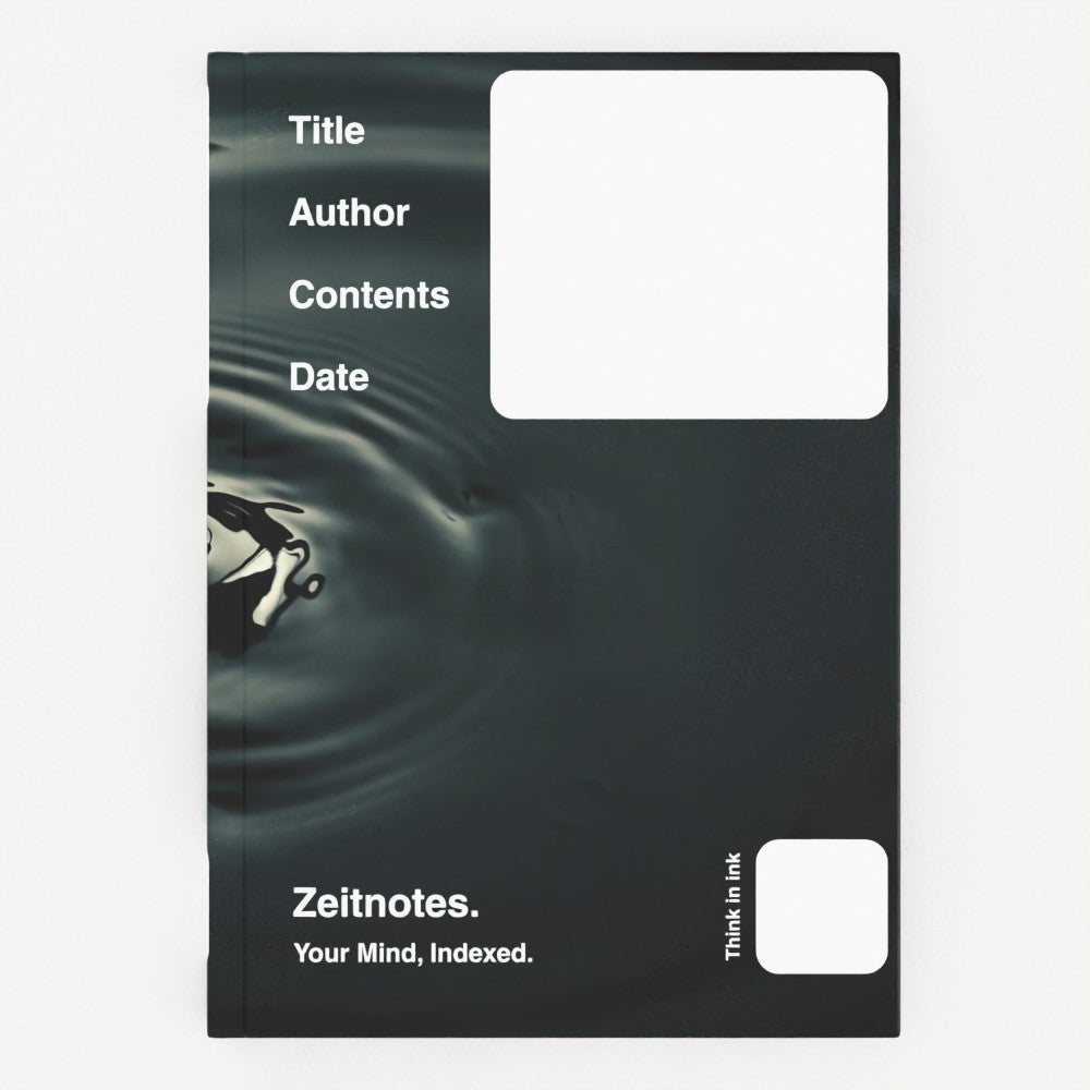 Horatio - Water Ripples Design A5 Hardback Notebook