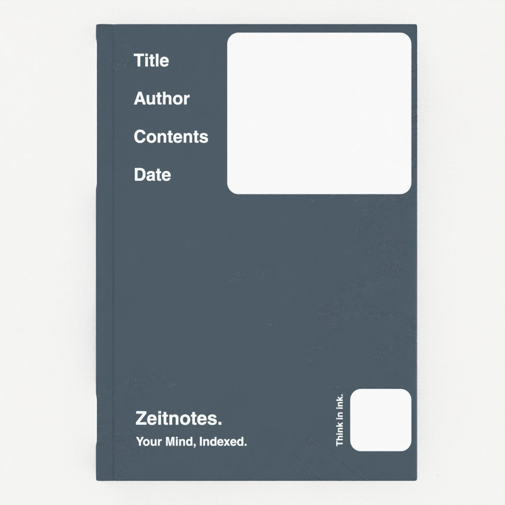 Humphrey - Dark Blue A5 Hardback Notebook