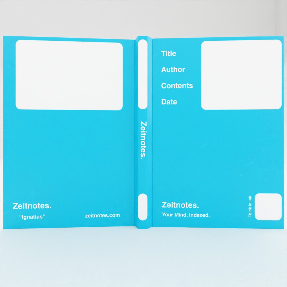 Ignatius - Light Blue A5 Hardback Notebook