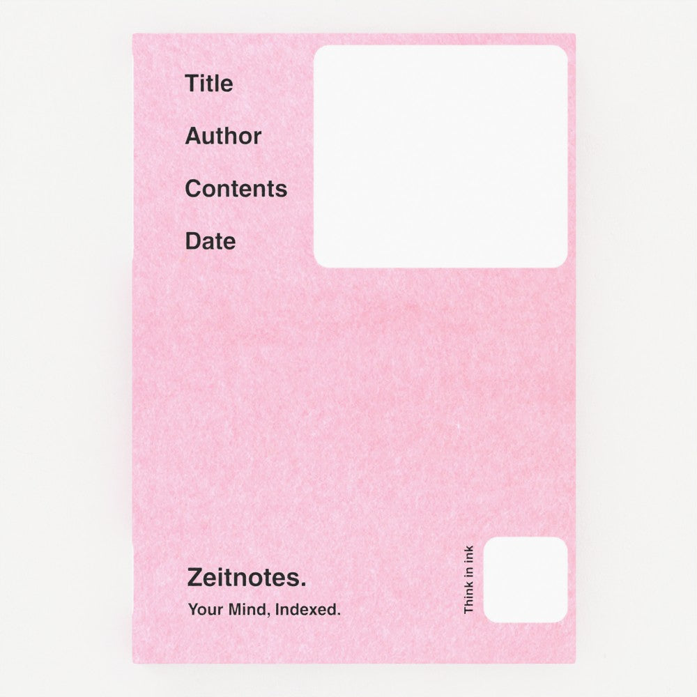 Liselotte - Pink Felt Design A5 Hardback Notebook