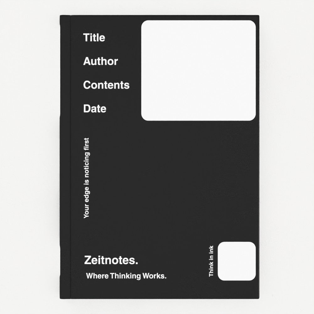 Merle - Black A5 Hardback Notebook