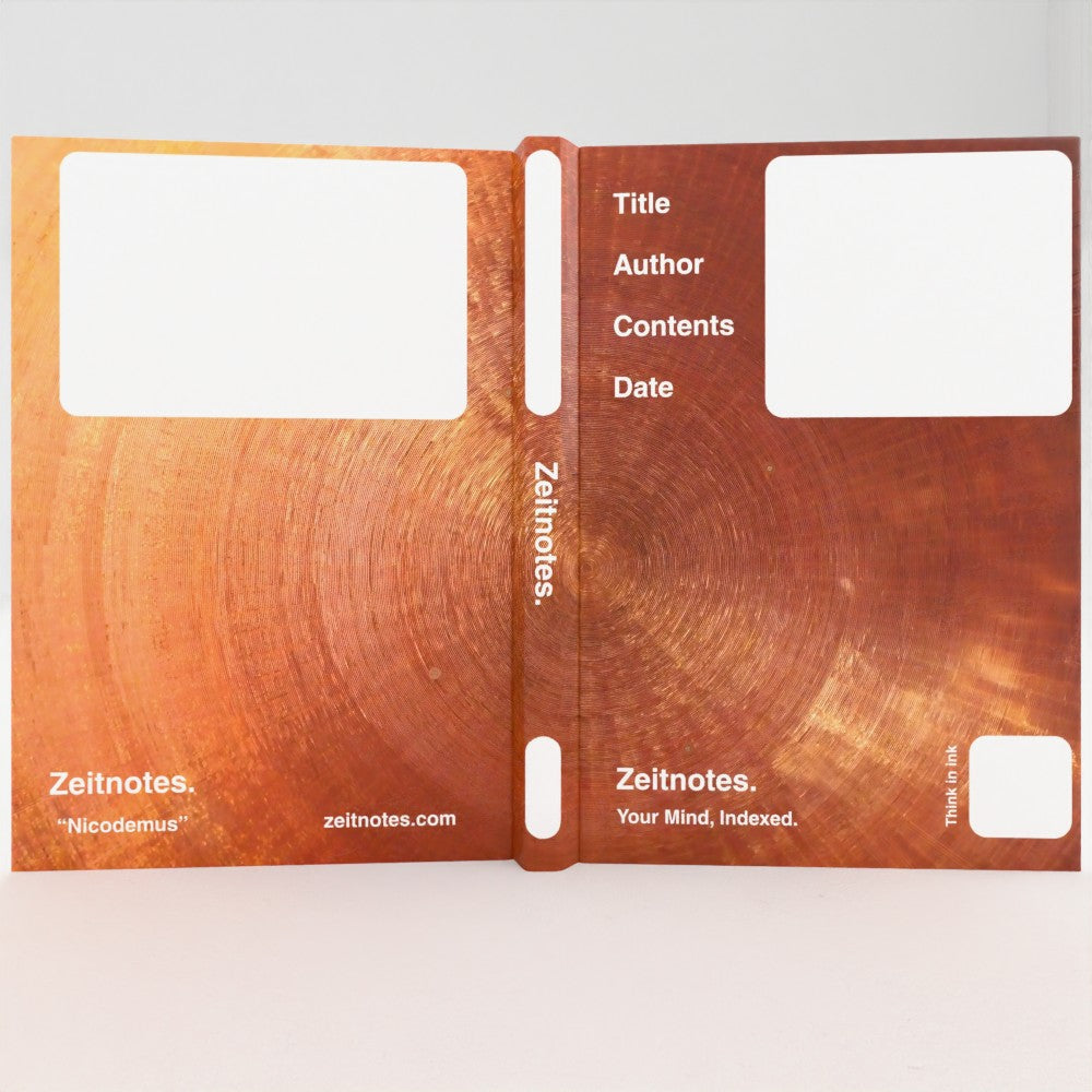Nicodemus - Copper Metal A5 Hardback Notebook