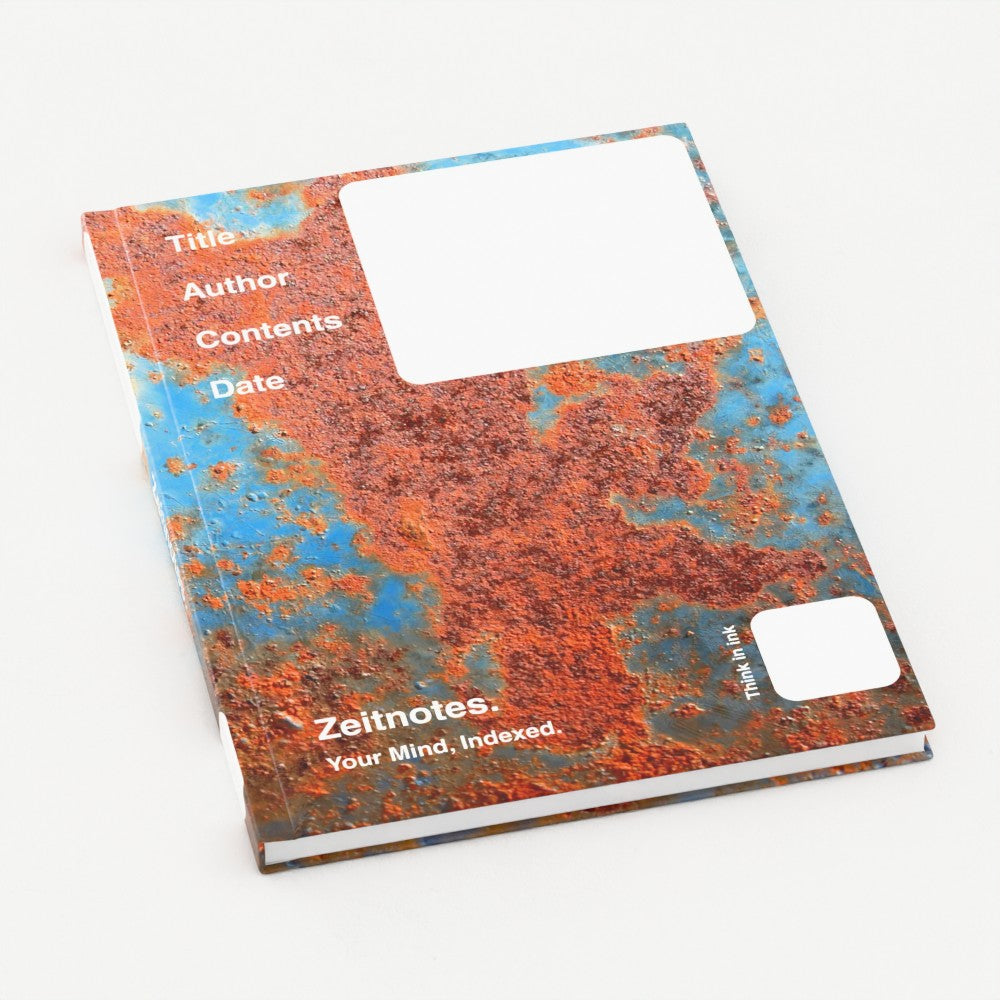 Rusty - Rusty Metal Patina Design A5 Hardback Notebook