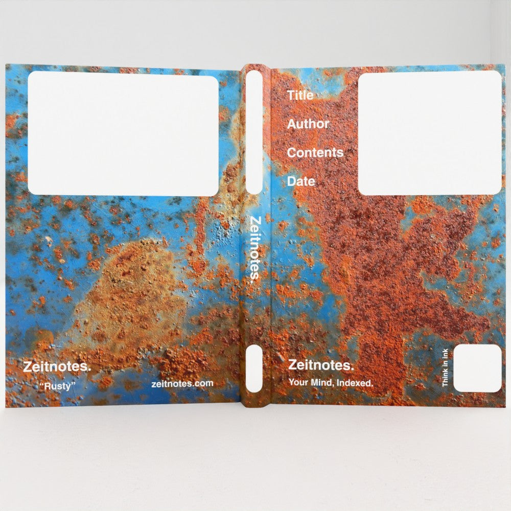 Rusty - Rusty Metal Patina Design A5 Hardback Notebook