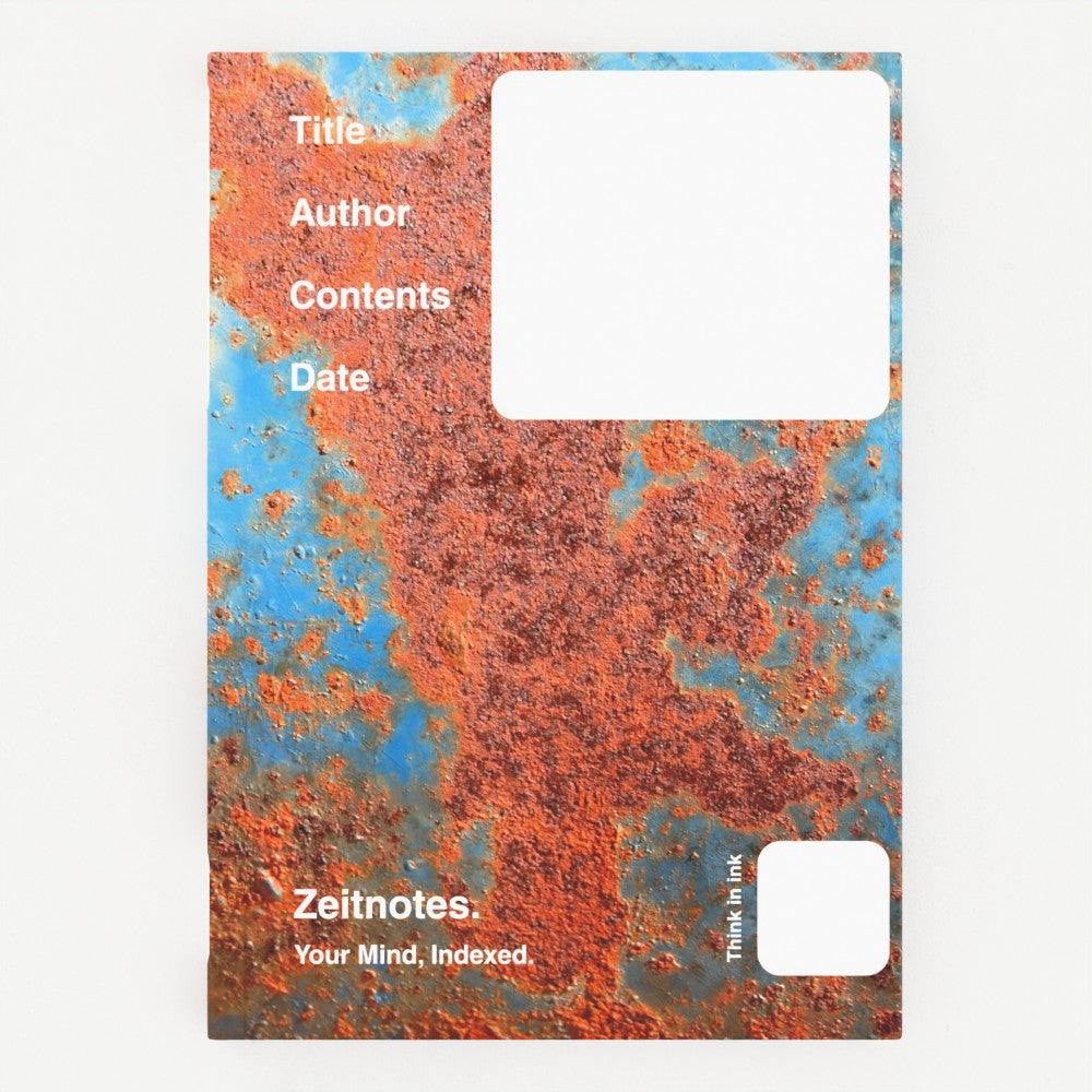 Rusty - Rusty Metal Patina Design A5 Hardback Notebook