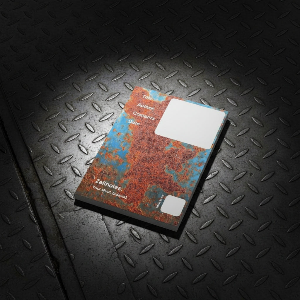 Rusty - Rusty Metal Patina Design A5 Hardback Notebook
