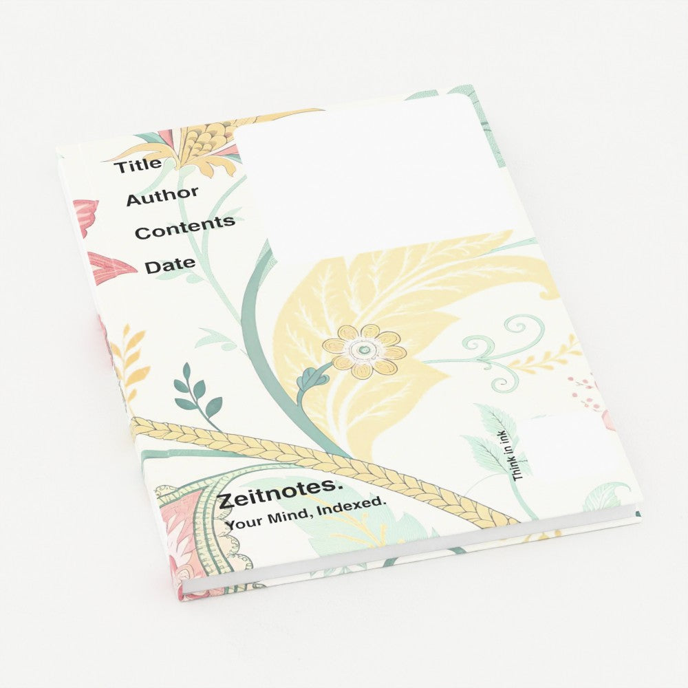 Sentra - Vintage Floral Pattern A5 Hardback Notebook