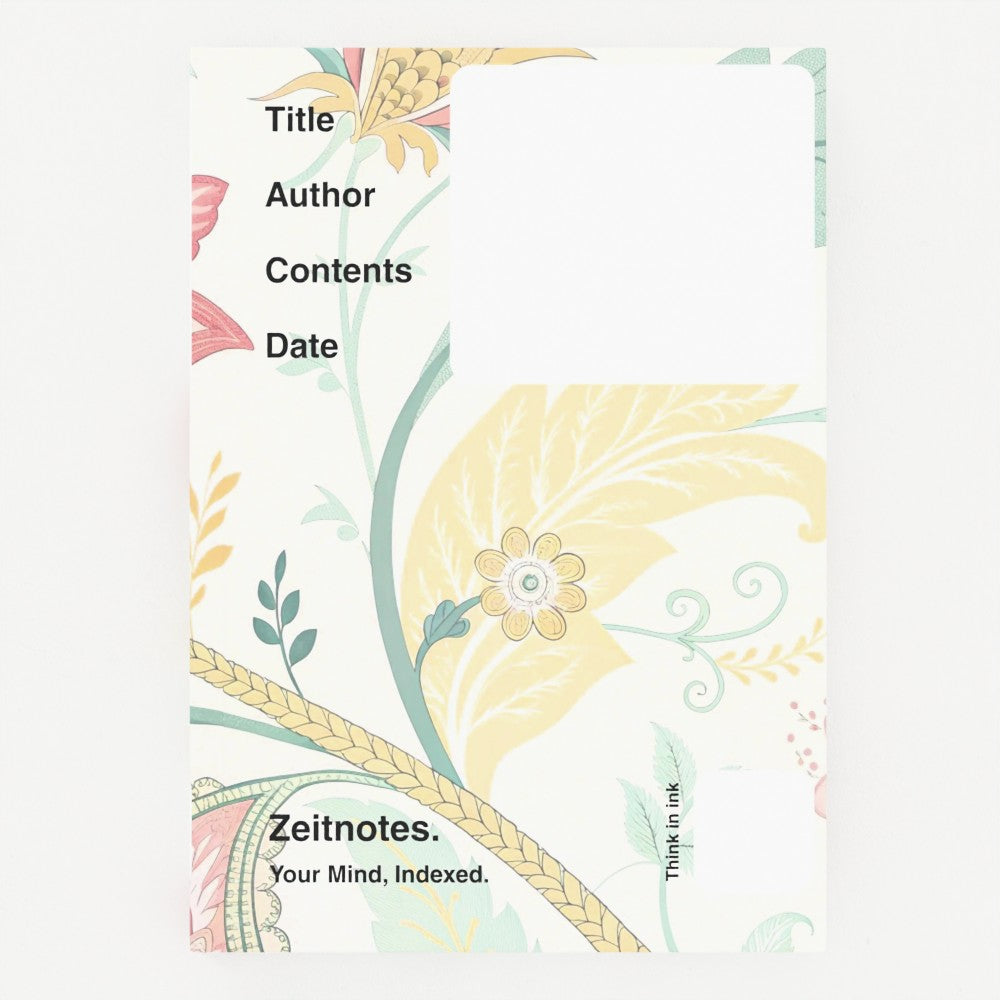 Sentra - Vintage Floral Pattern A5 Hardback Notebook