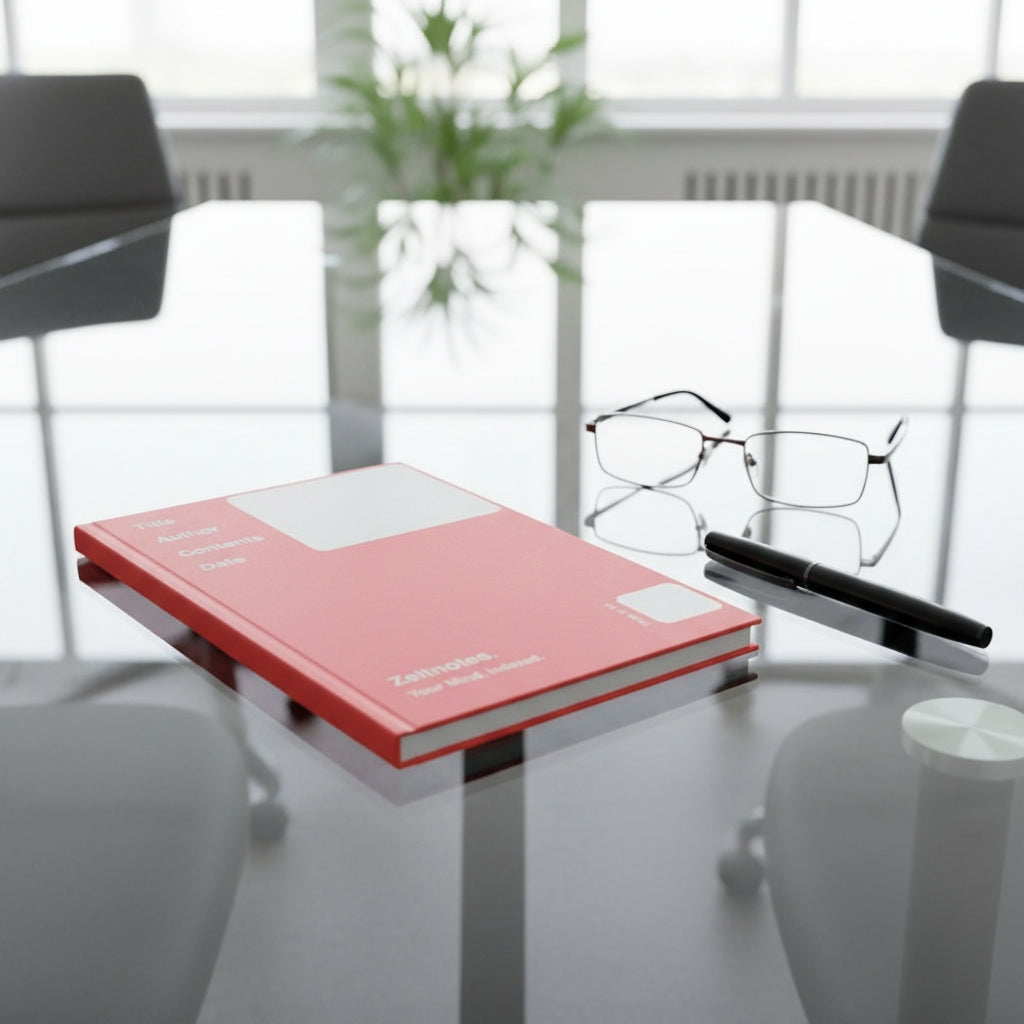 Wendell - Red A5 Hardback Notebook